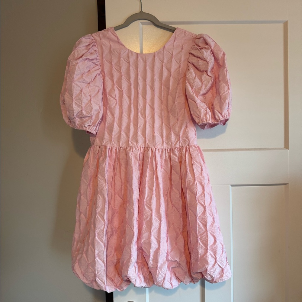 English Factory Pink Bubble Dress